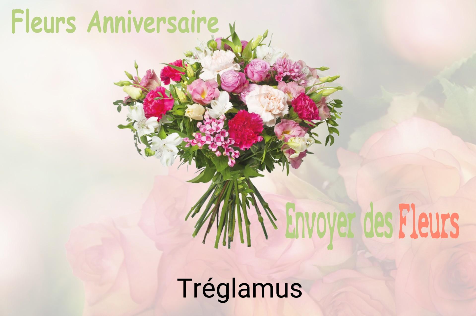 Bouquet de fleurs d’anniversaire livré à Tréglamus